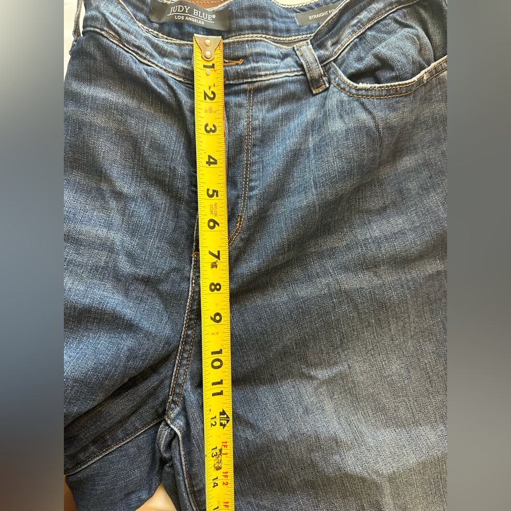 Judy blue women’s 15/32 straight fit denim jeans - Picture 5 of 9